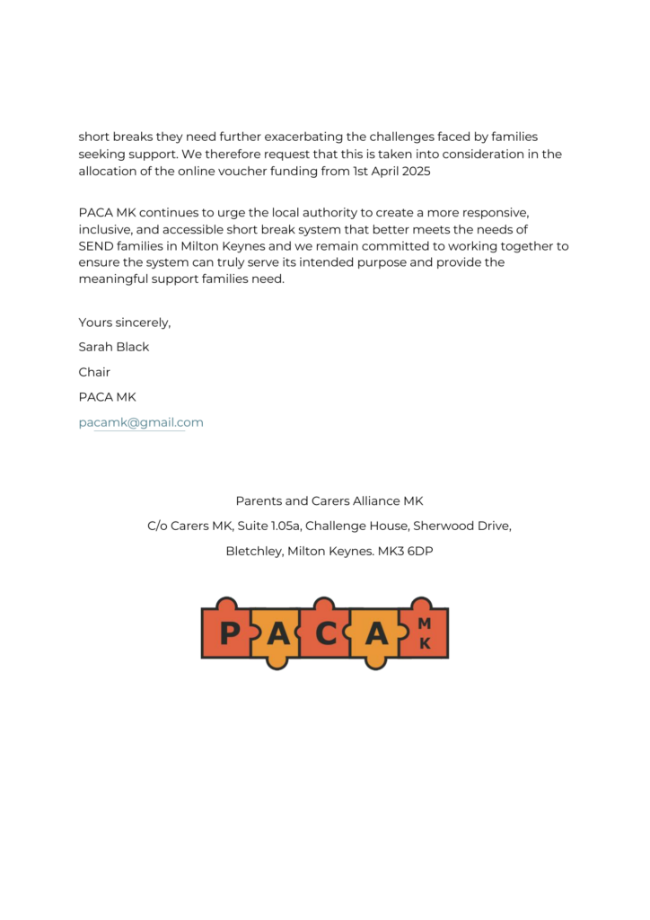 Position Statements - PACA MK